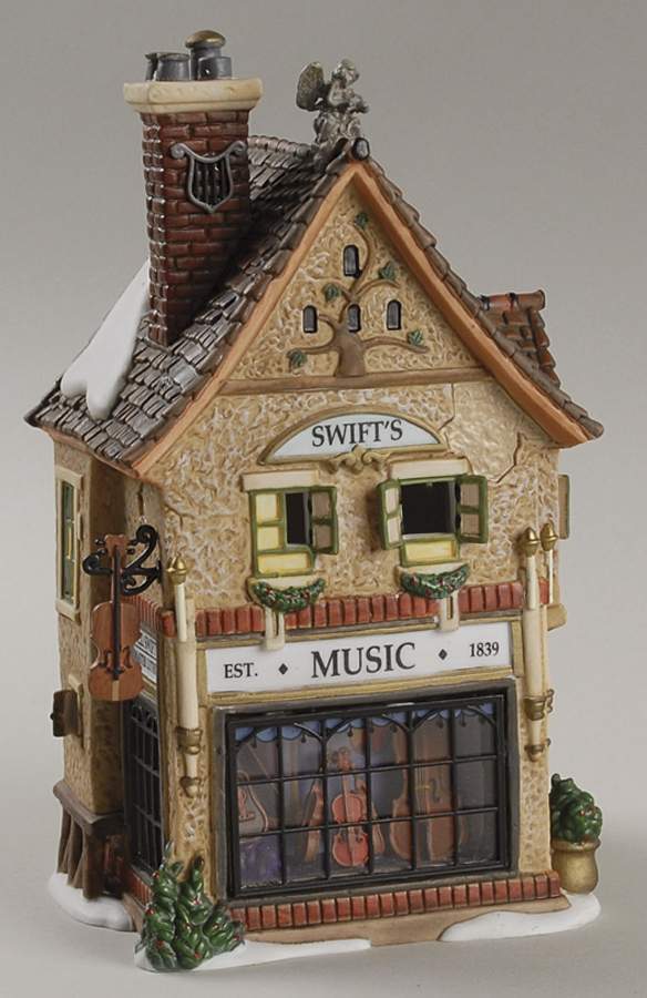 Department 56 Dickens Village Swift's Stringed Instruments - With Box 7272787