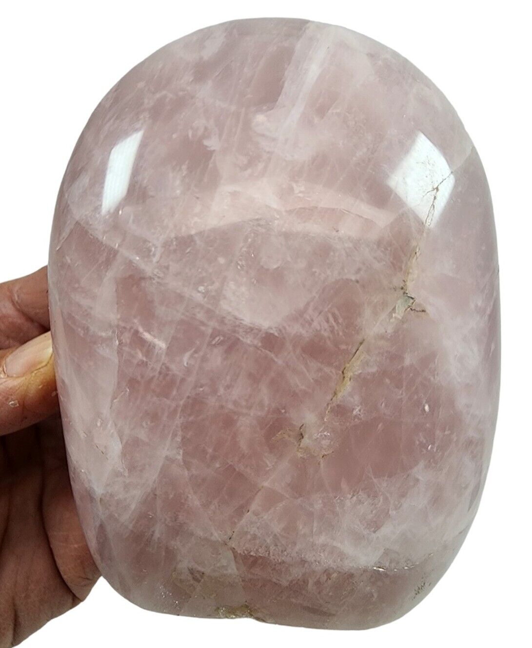 Rose Quartz Crystal Polished Freestand Brazil 1lb.