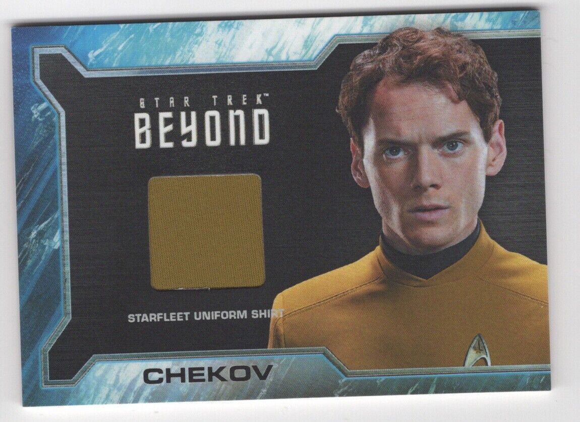 Anton Yelchin as Chekov STAR TREK Beyond Costume Wardrobe Relic Card #SR5