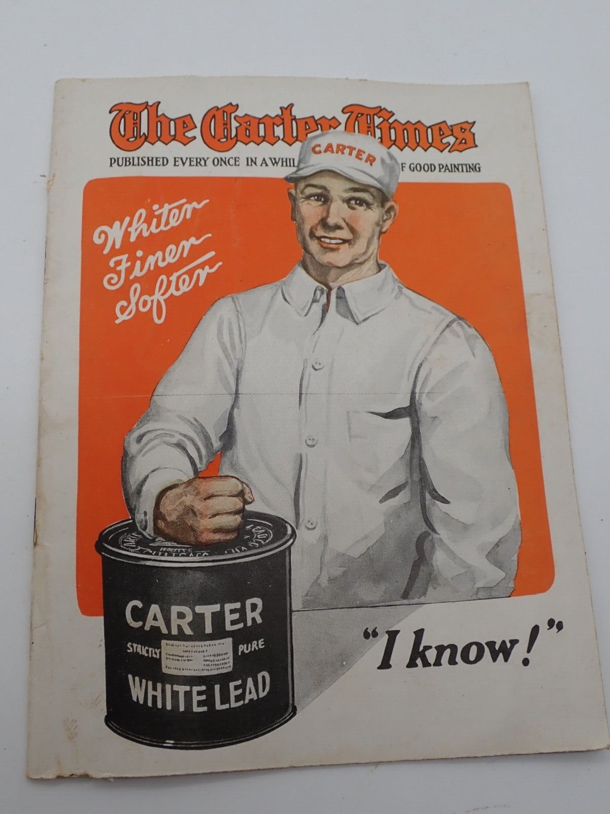 Vintage Carter lead paint booklet
