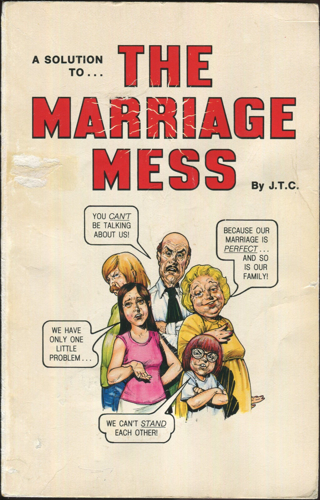 1978 The Marriage Mess Chick Publications Book & Tract Lot - Jack