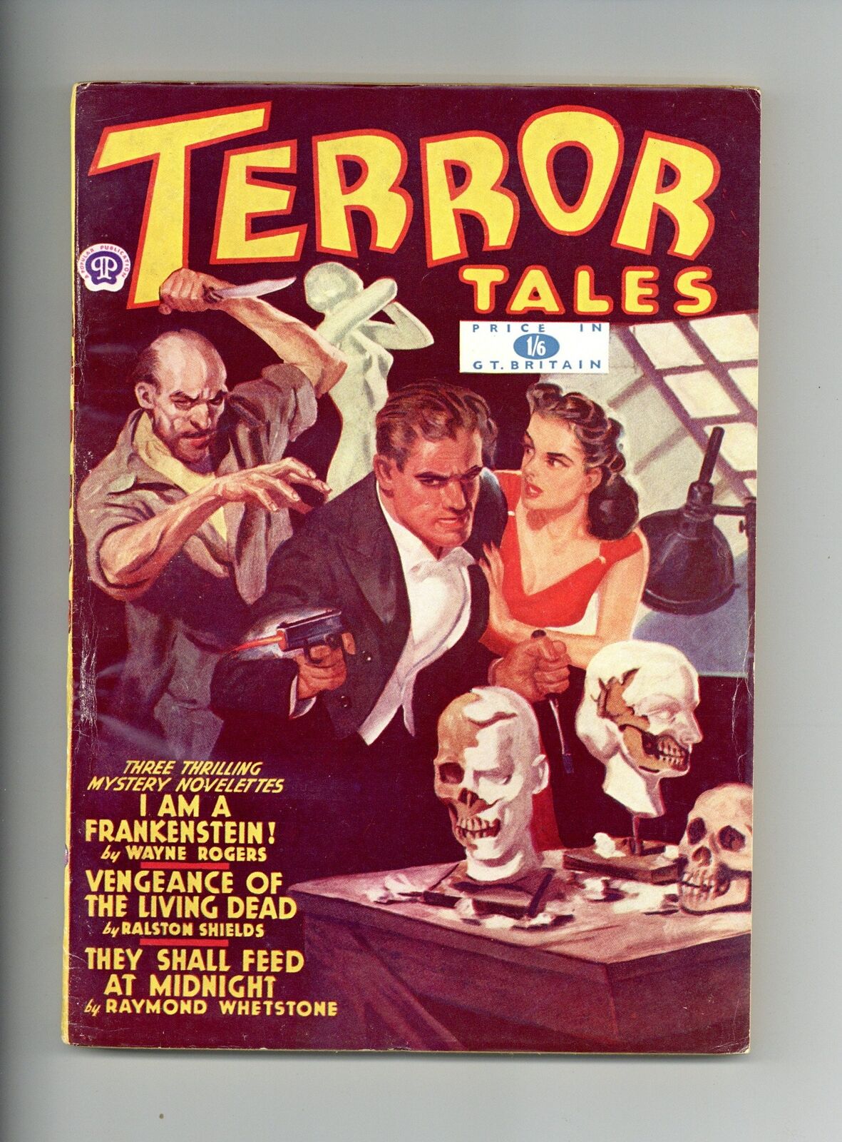 Terror Tales Pulp UK Edition A(3) FN 1949