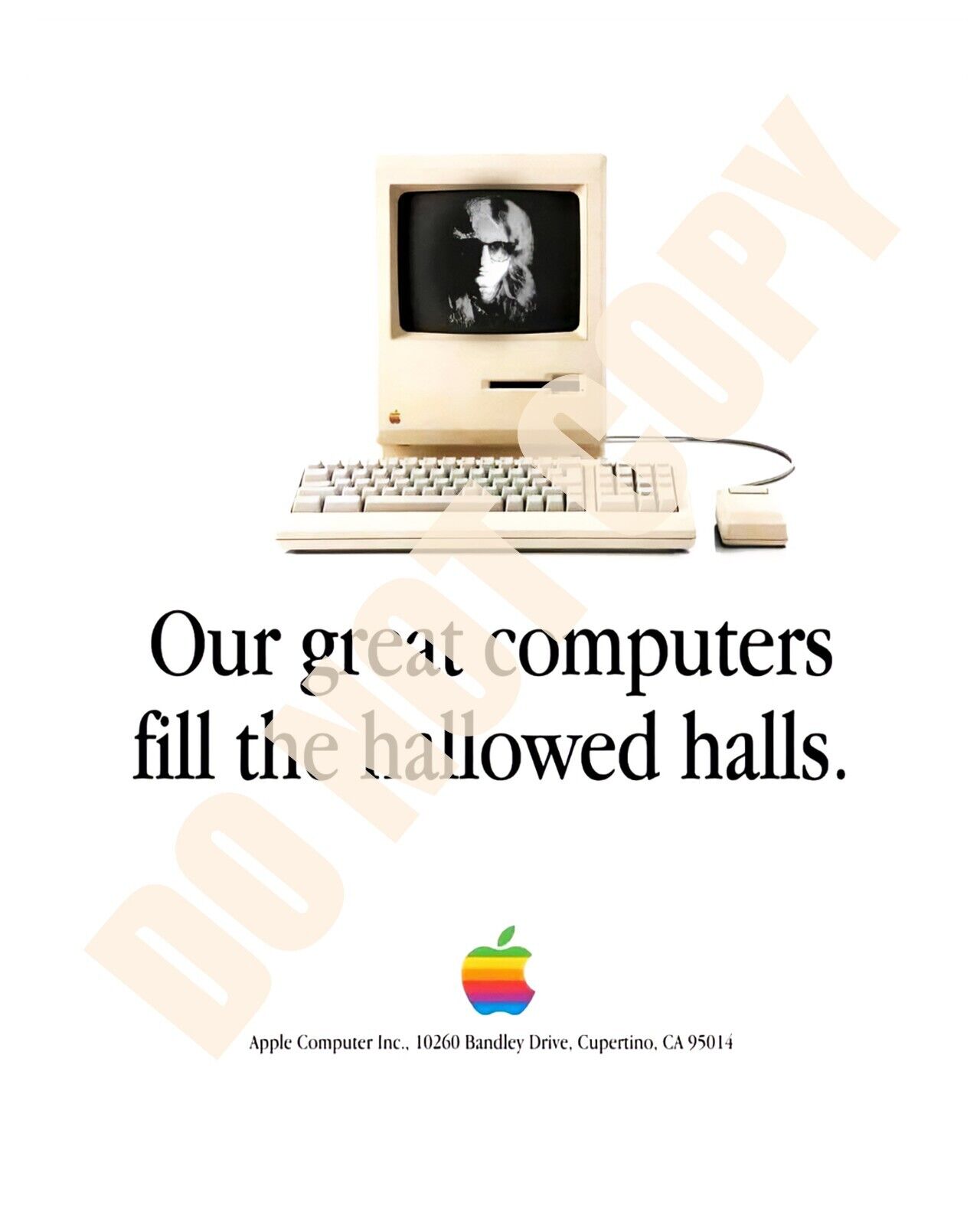 Old Apple Mac Computer Magazine Promo Ad 8x10 Photo