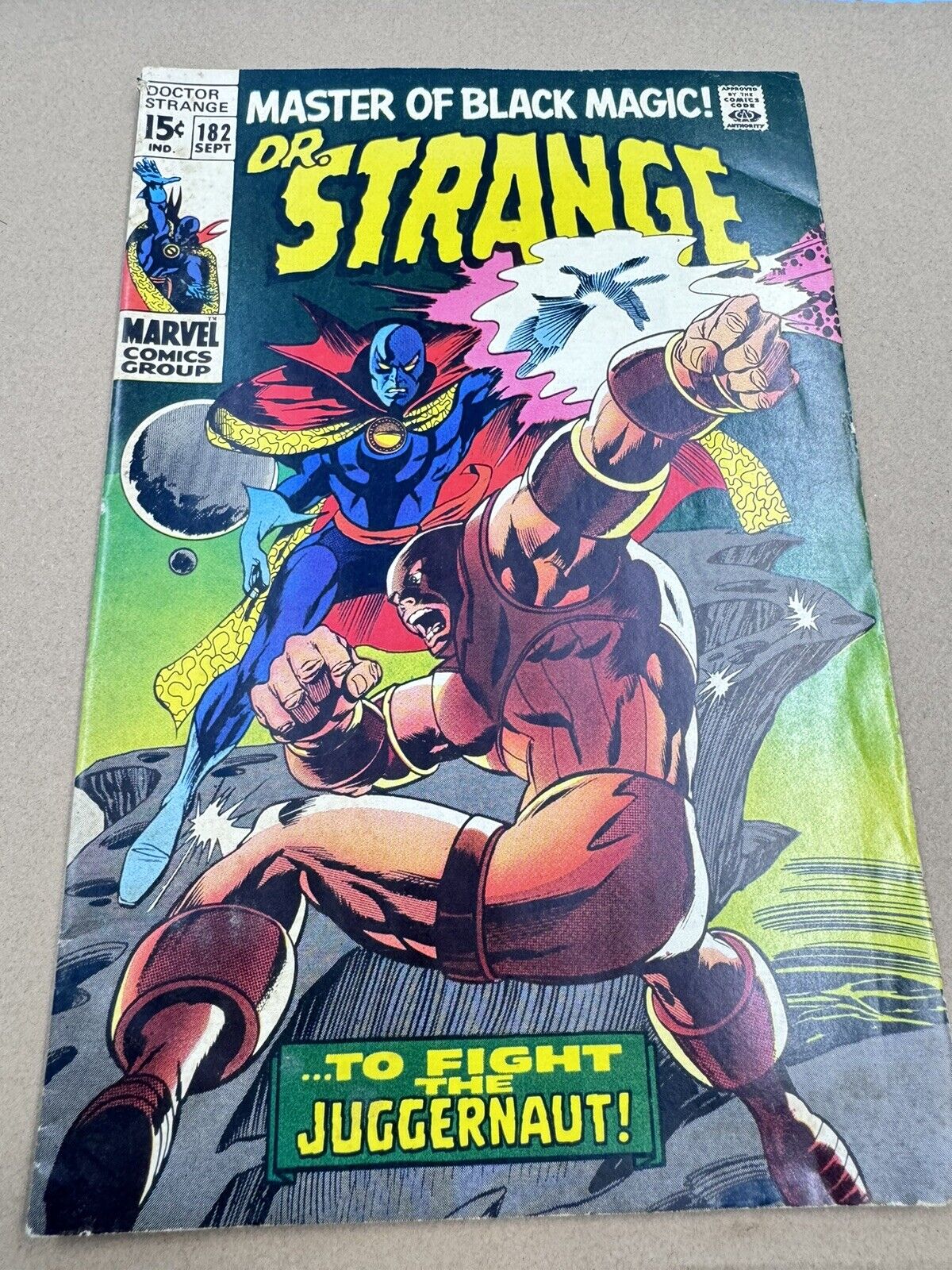 Dr. Strange #182 Marvel 1969 To Fight the Juggernaut