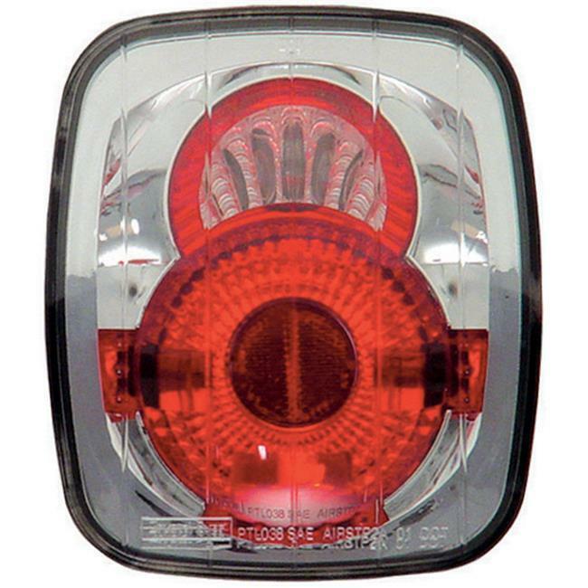 IPCW CWT-CE407C Jeep Wrangler 1987 - 2006 Tail Lamps- Crystal Eyes Crystal Clear