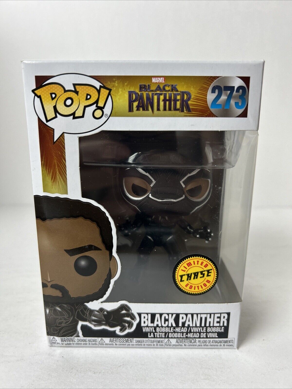 Funko Pop Marvel Black Panther #273 Black Panther Chase Limited Edition