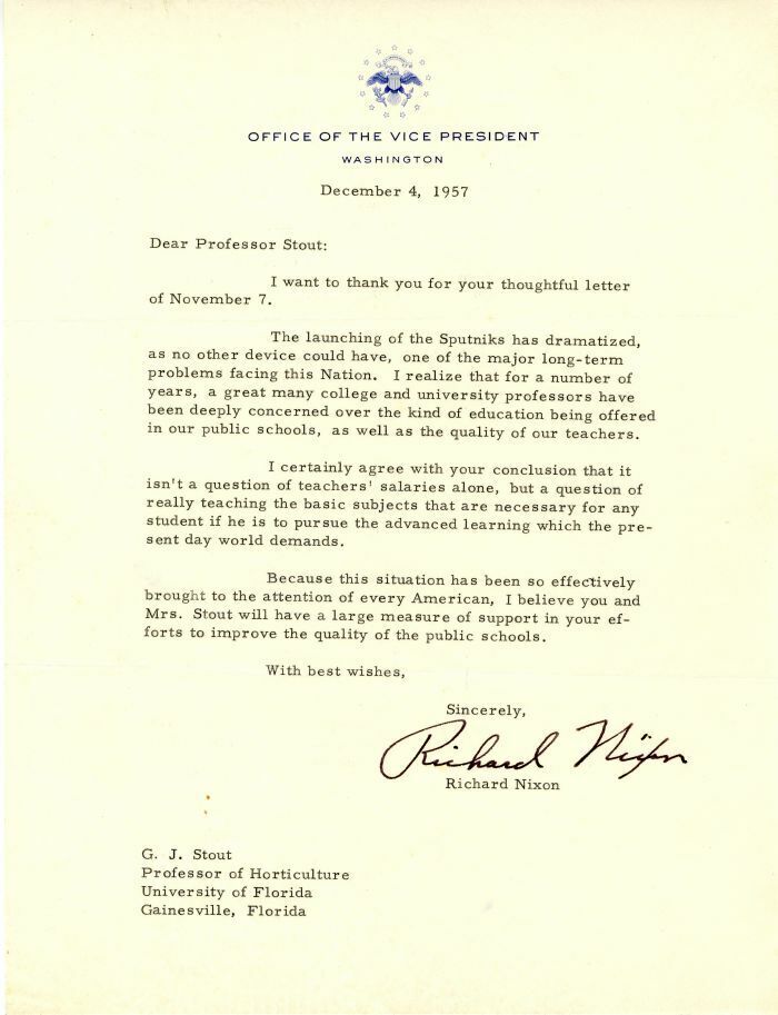 TLS signed by Richard Nixon - AUTOPEN - Autographs of Famous People