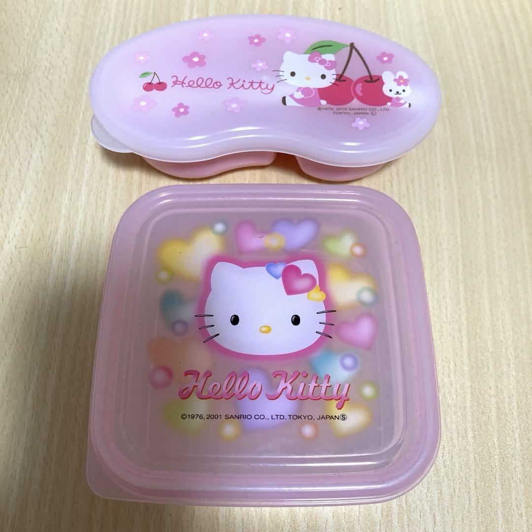 Heisei Retro Hello Kitty Tupperware Baby Food Container