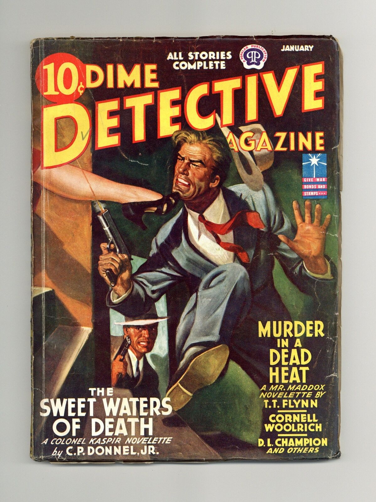 Dime Detective Magazine Pulp Jan 1943 Vol. 41 #2 VG+ 4.5