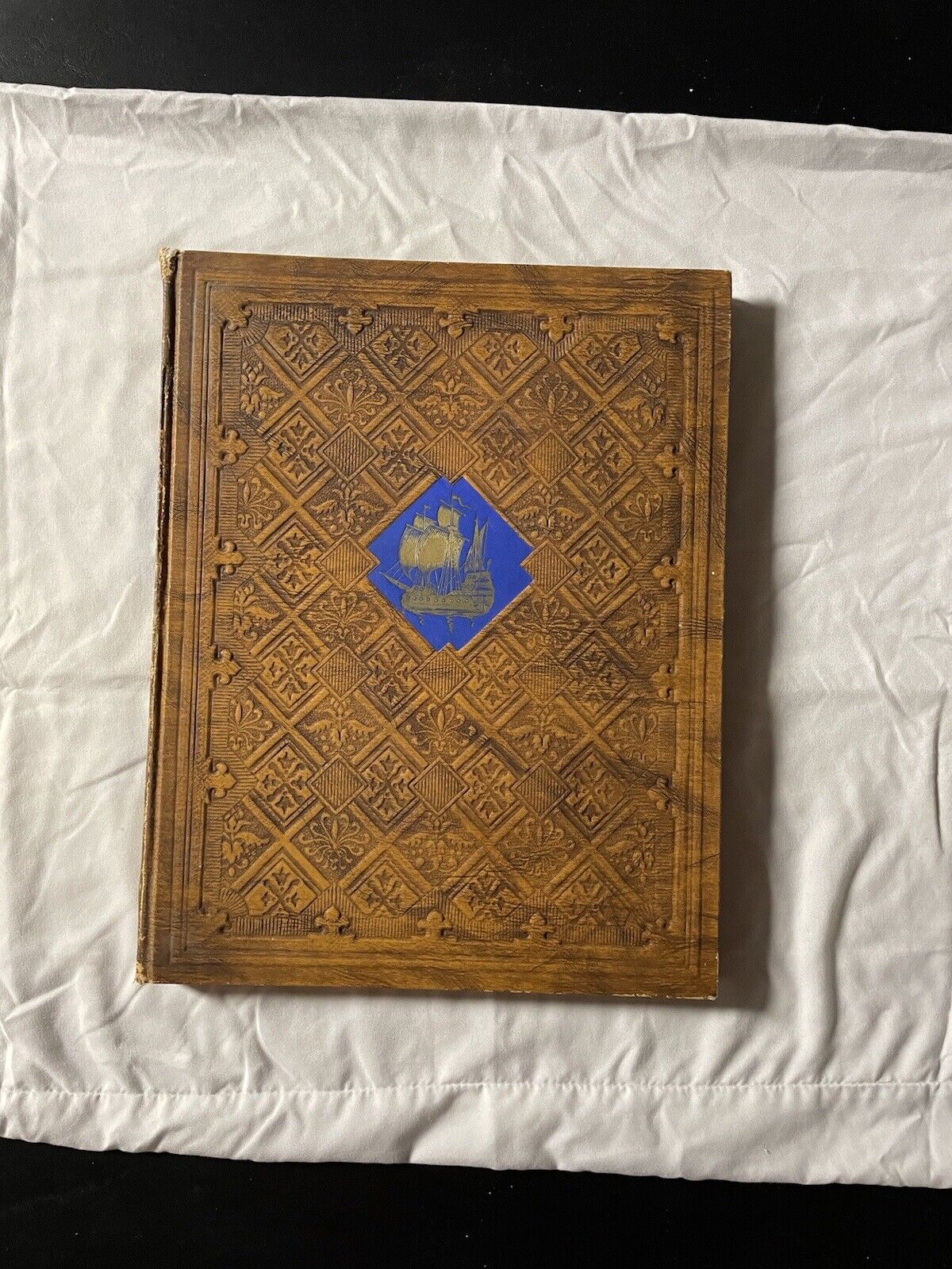 Antique 1937 Rand McNally Unabridged World Atlas Hardback Book