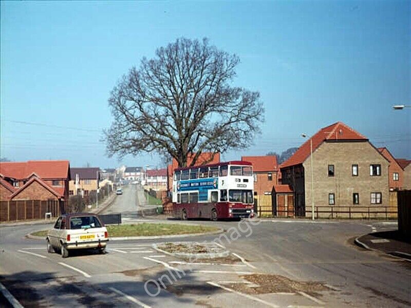 Photo 6x4 Carshalton Way, 1985 Lower Earley The junction with Cutbush Lan c1985