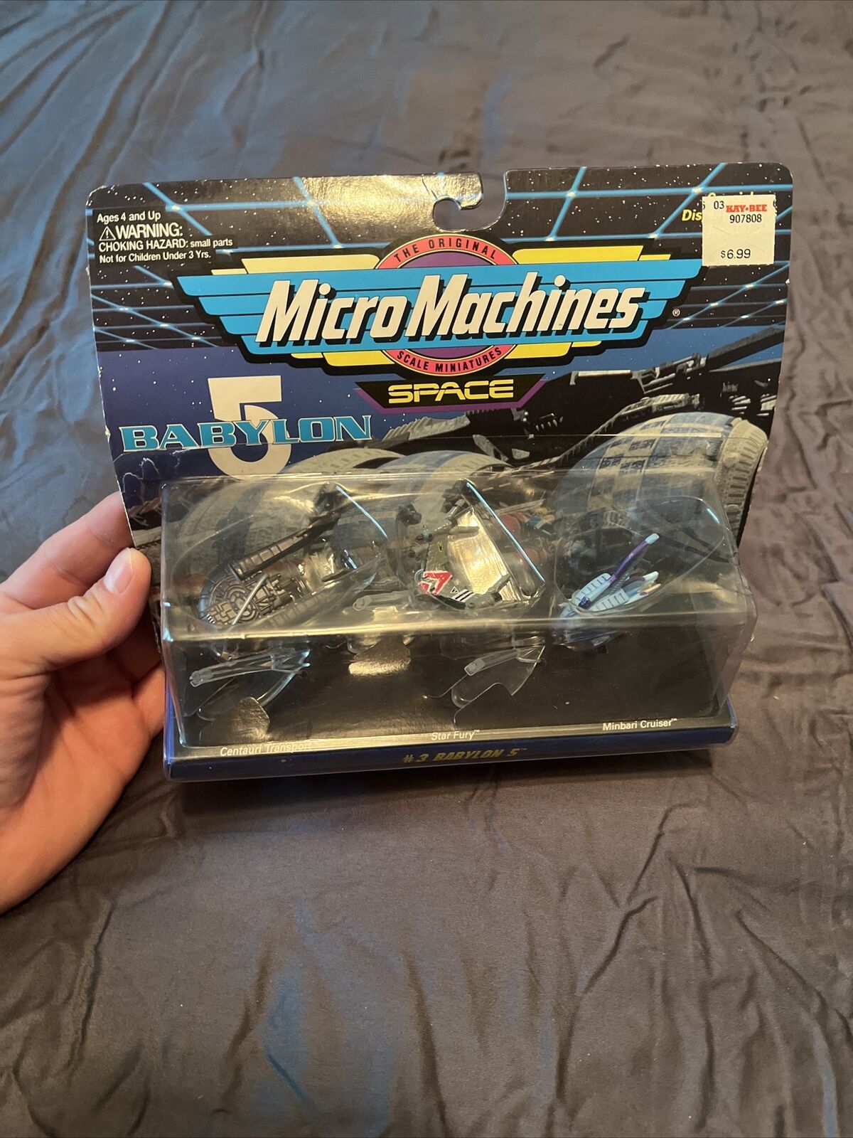 Micro Machines Space Babylon 5 Set #3  MISB Centauri Minbari Star Fury Vintage