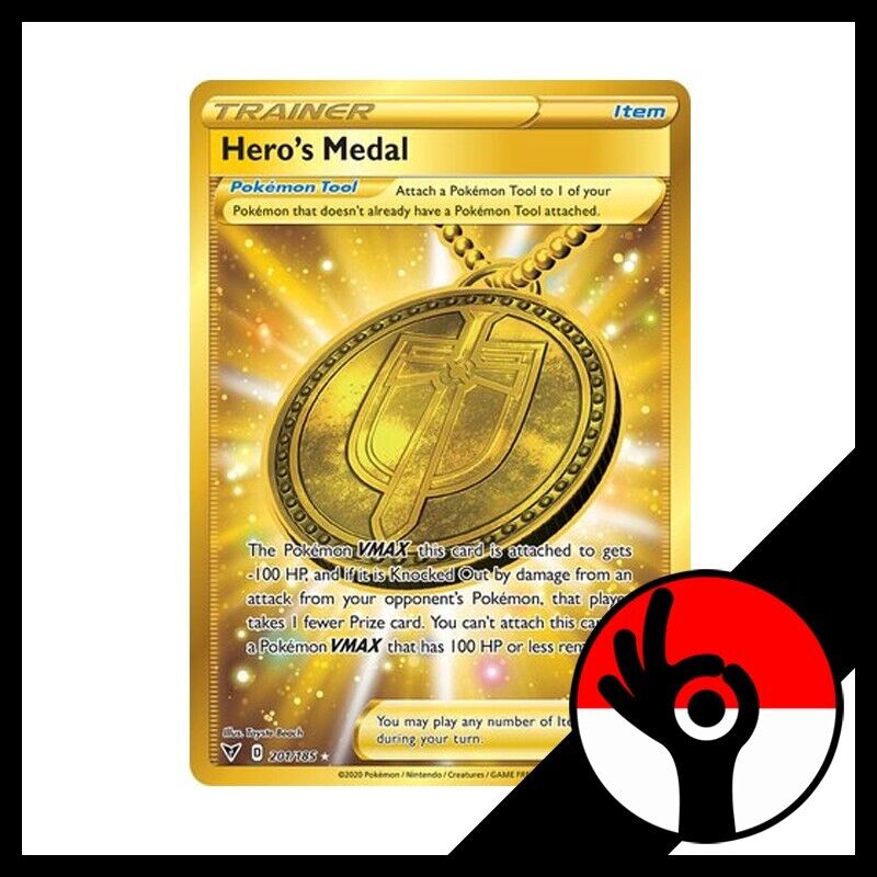 Pokemon TCG: Vivid Voltage - 201/185 - Hero\'s Medal