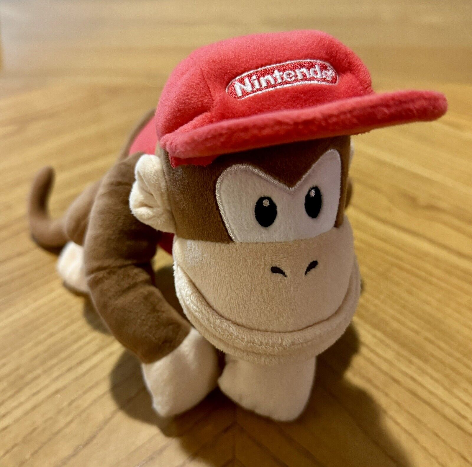 Nintendo Donkey Kong Plush 9” Little Buddy Diddy Kong 2017 Super Mario Bros V3