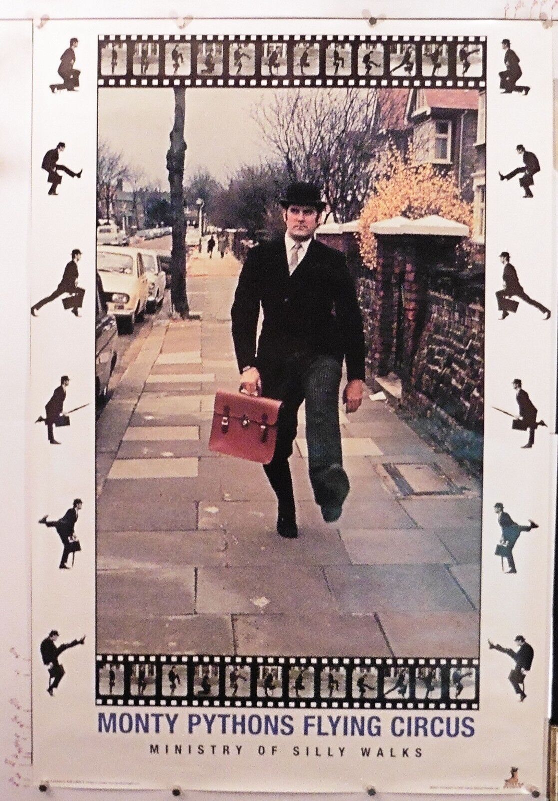 MONTY PYTHON POSTER MINISTRY OF SILLY WALKS 24.25\