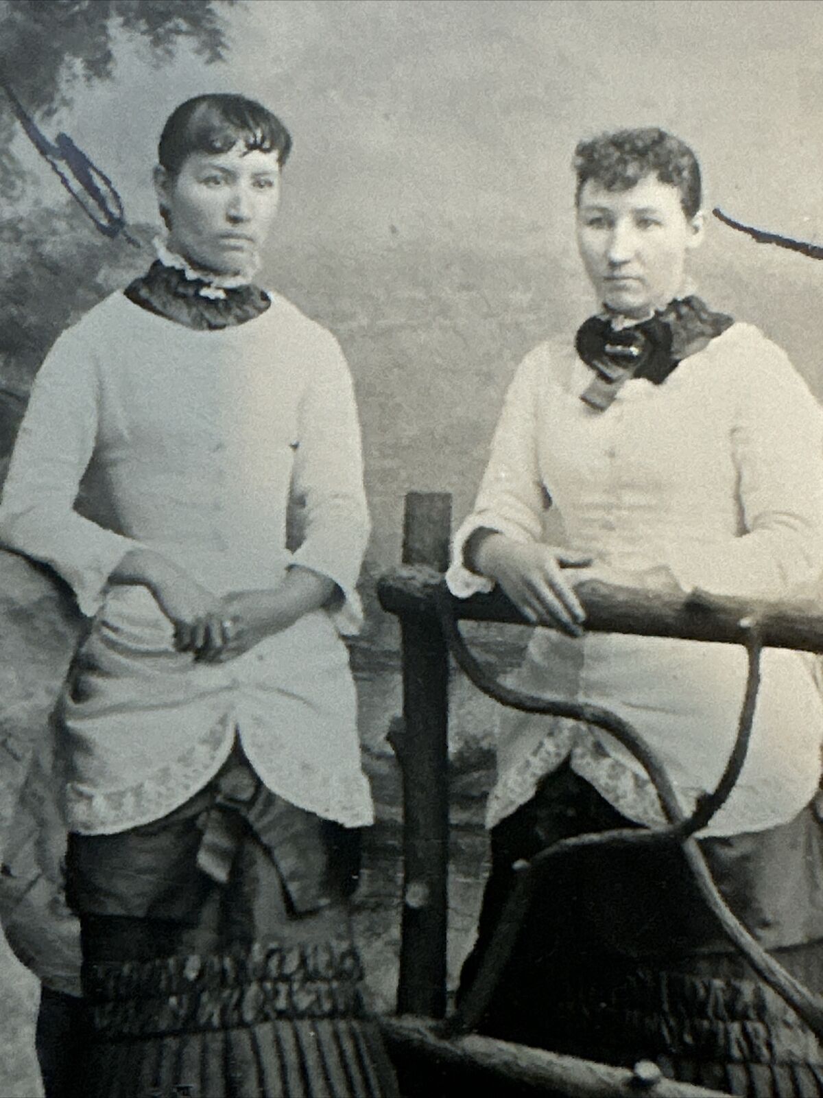 1890\'s Tintype Two Sisters