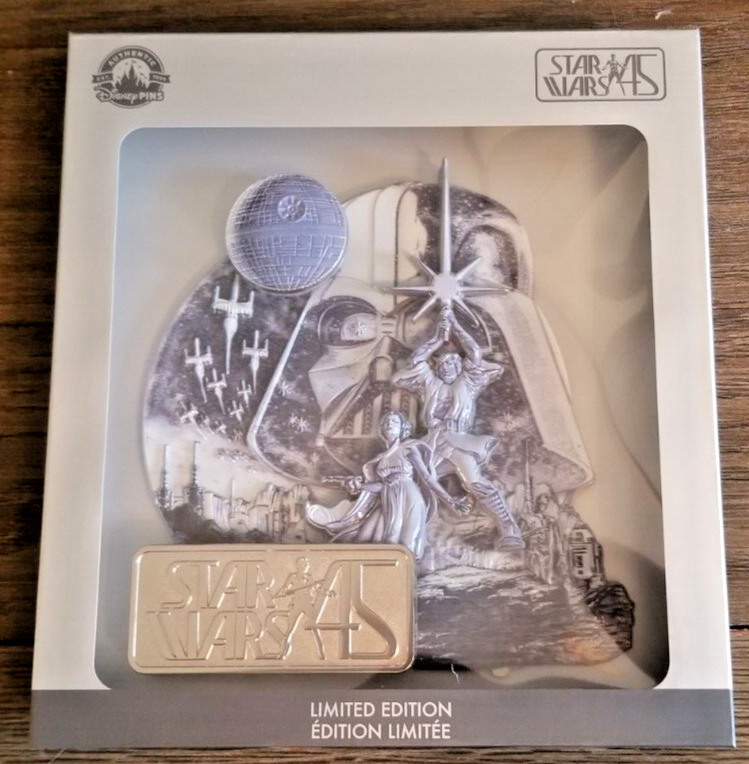 Star Wars A New Hope 45th Anniversary Jumbo Pin LE 1550 (Disney Parks Exclusive)