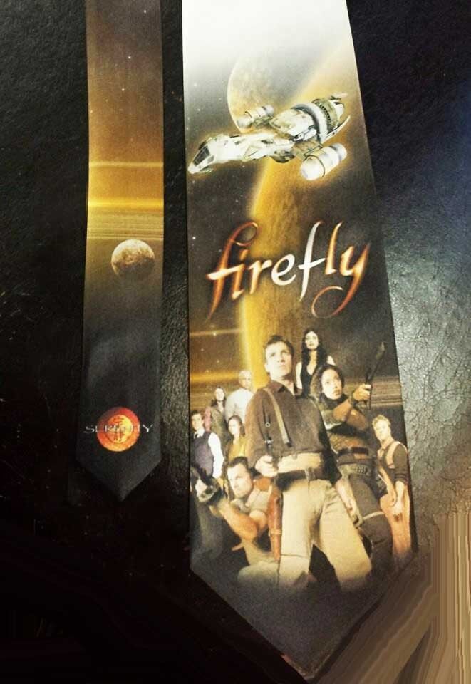 L@@K Firefly Serenity Neck Tie - Browncoats 