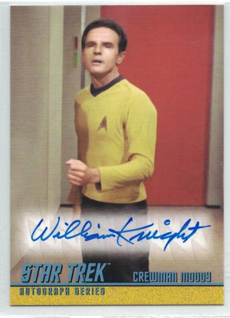Star Trek Captain\'s Collection auto card A300 WIlliam Knight