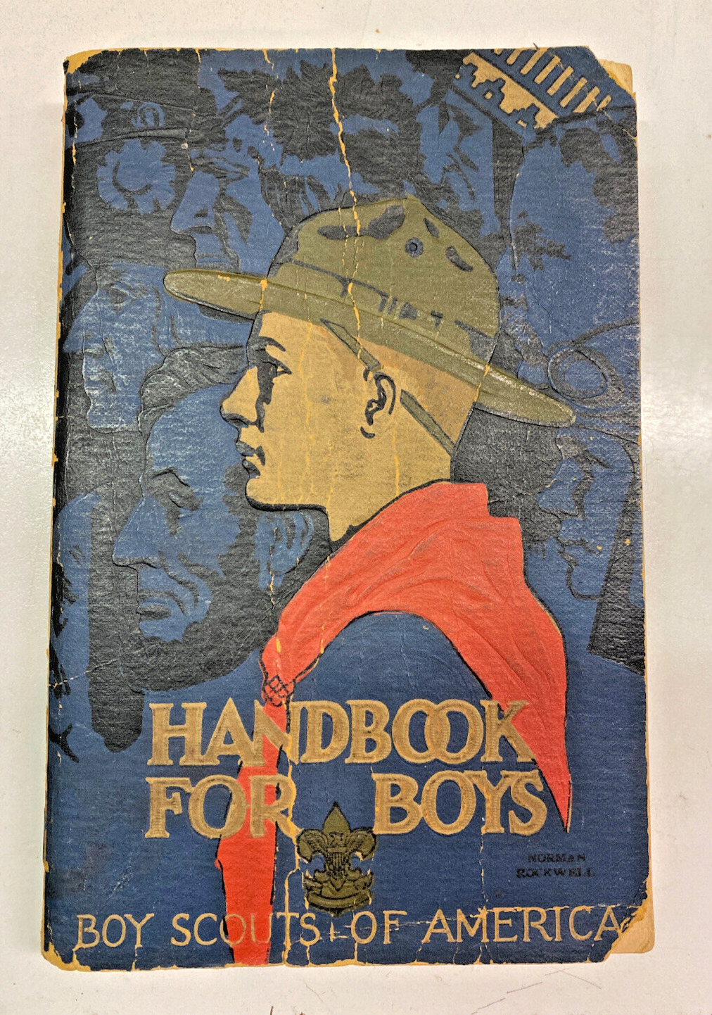 BSA Revised Handbook For Boys 1st Edition 23rd Printing 1936 Paperback