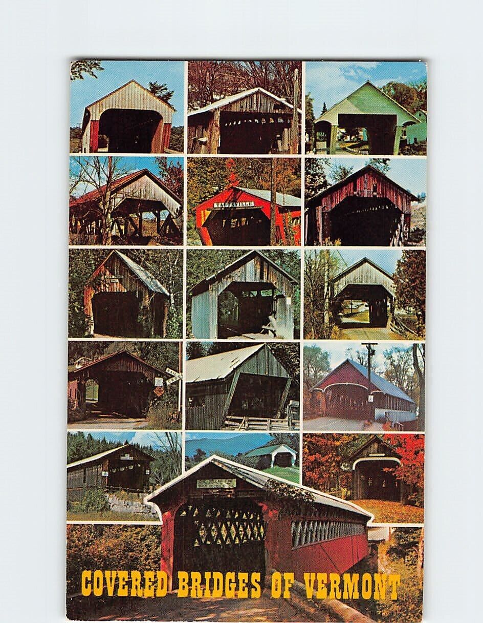 Postcard Covered Bridges Of Vermont