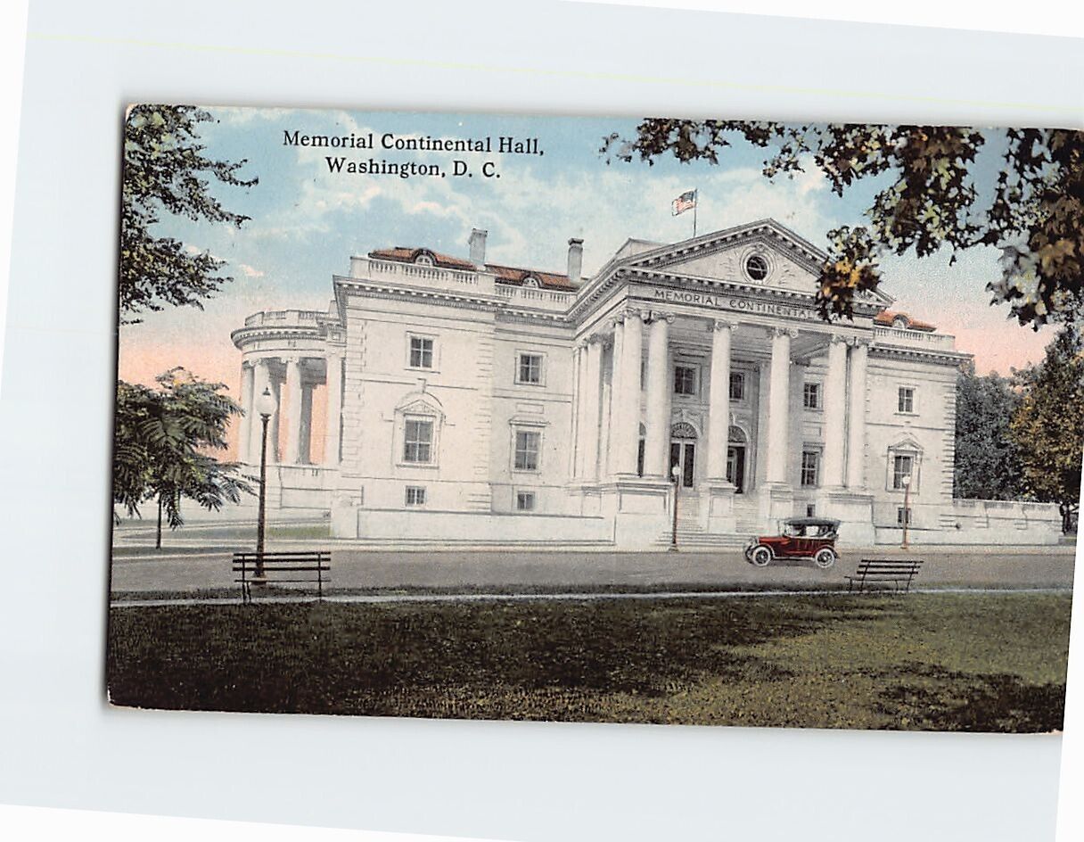 Postcard Memorial Continental Hall Washington DC USA