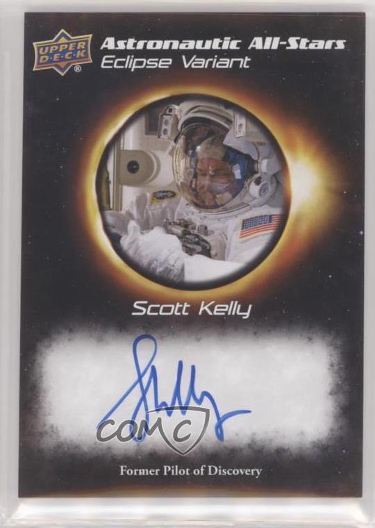 2022 Upper Deck Cosmic Astronautic All-Stars Variant Scott Kelly Auto 0x1
