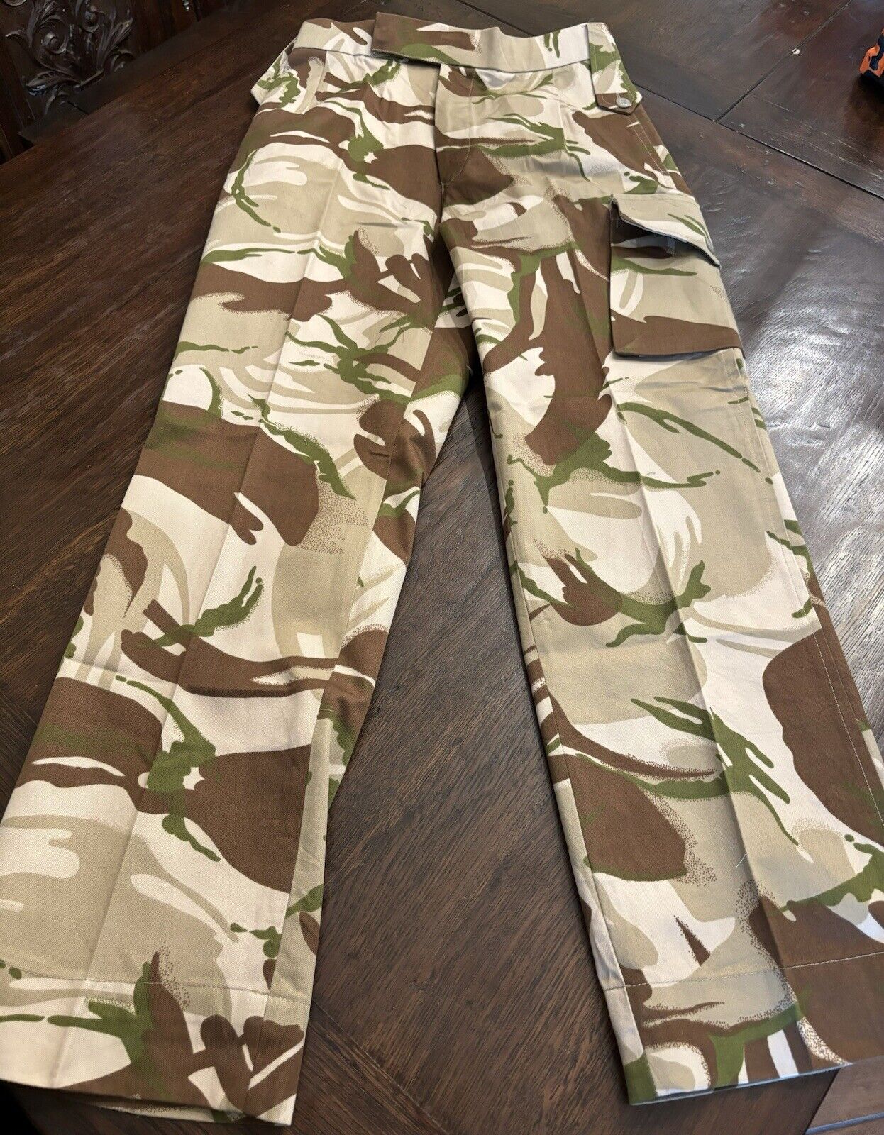 MIDDLE EAST ARMY CUSTOM TAILORED CAMO TROUSERS SMALL 28” WAIST