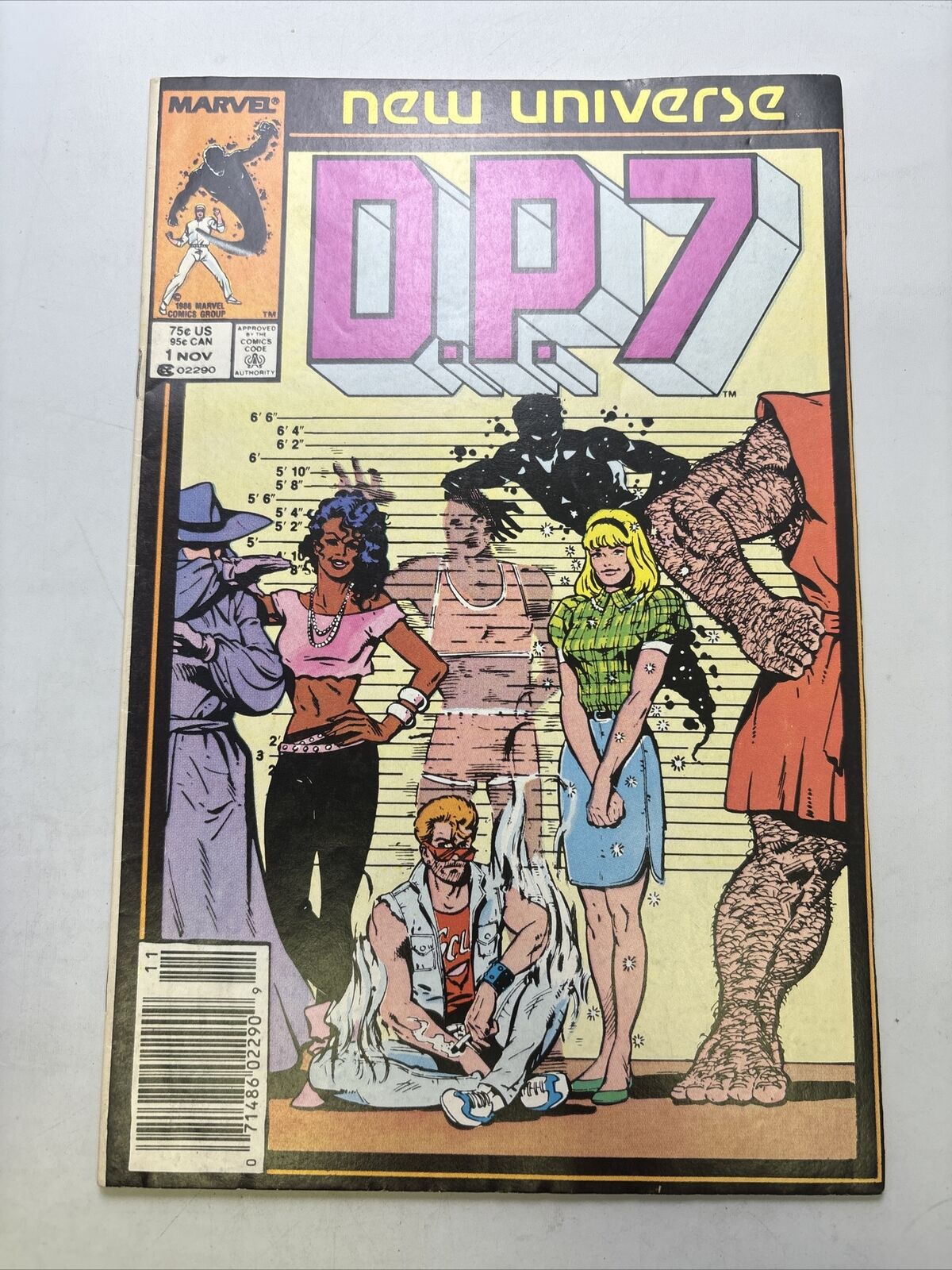 New Universe D.P.7 #1 Comic Book (Nov 1986, Marvel Comics)