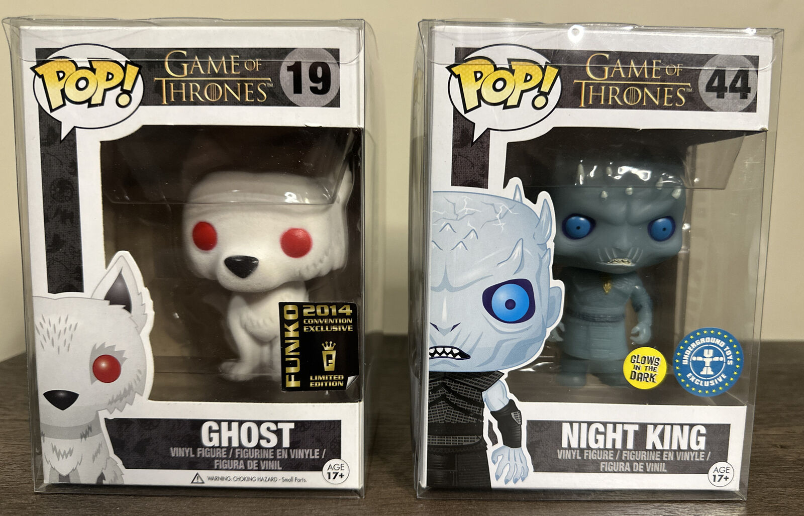 Game of Thrones Ghost 2014 Convention And Night King Underground Toys Exclusives