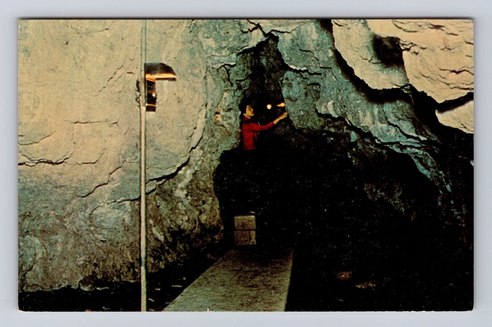 Bainbridge OH-Ohio, The Seven Caves, Antique, Vintage Souvenir Postcard