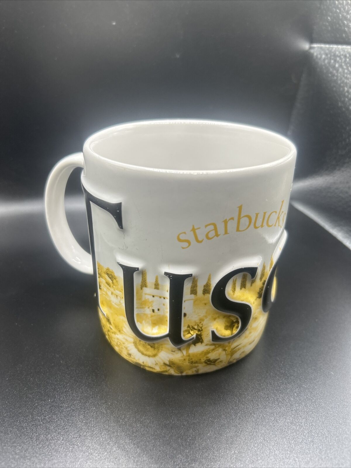2003 Starbucks Barista  TUSCANY   Coffee Mug Cup  La Dolce Vita Italian Edition