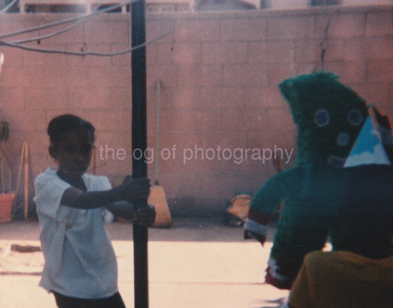 GUMBY AND FRIENDS Vintage FOUND PHOTOGRAPH Color  Original 811 17 N