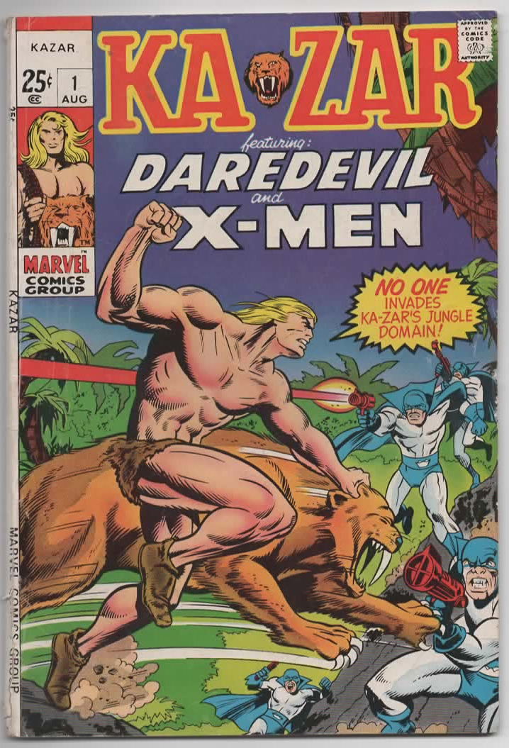 *Ka-Zar #1  (August 1970, Marvel Comics)