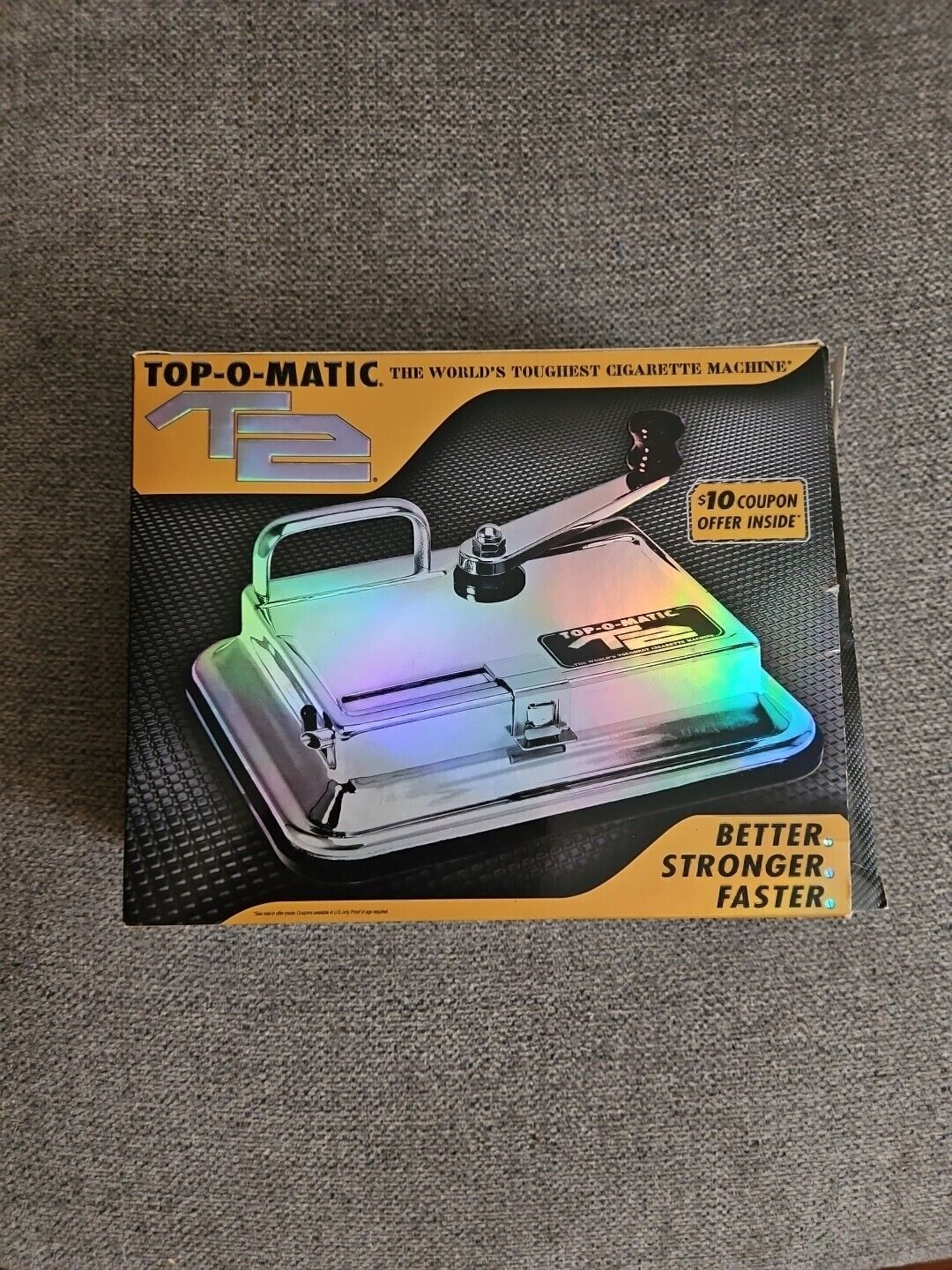 Top-O-Matic T2 Cigarette Rolling Machine Tested and Working in original Box
