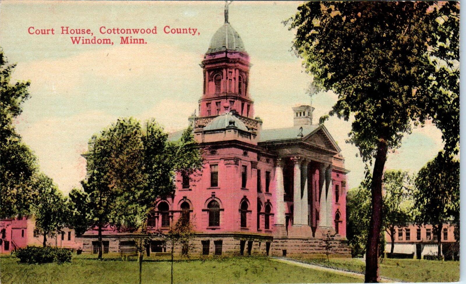 WINDOM, MN Minnesota   Cottonwood County COURT HOUSE    c1910s     Postcard