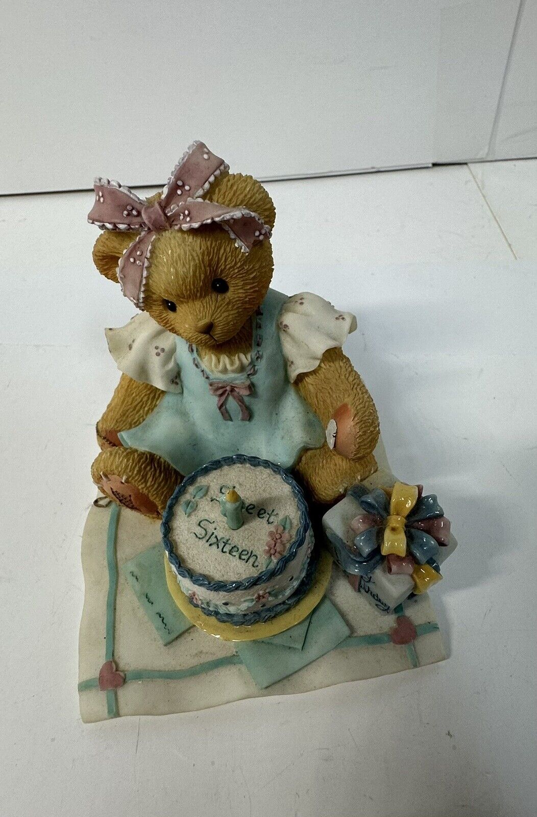 1997 Enesco Cherished Teddies Sixteen Candles and Many More Wishes Figurine