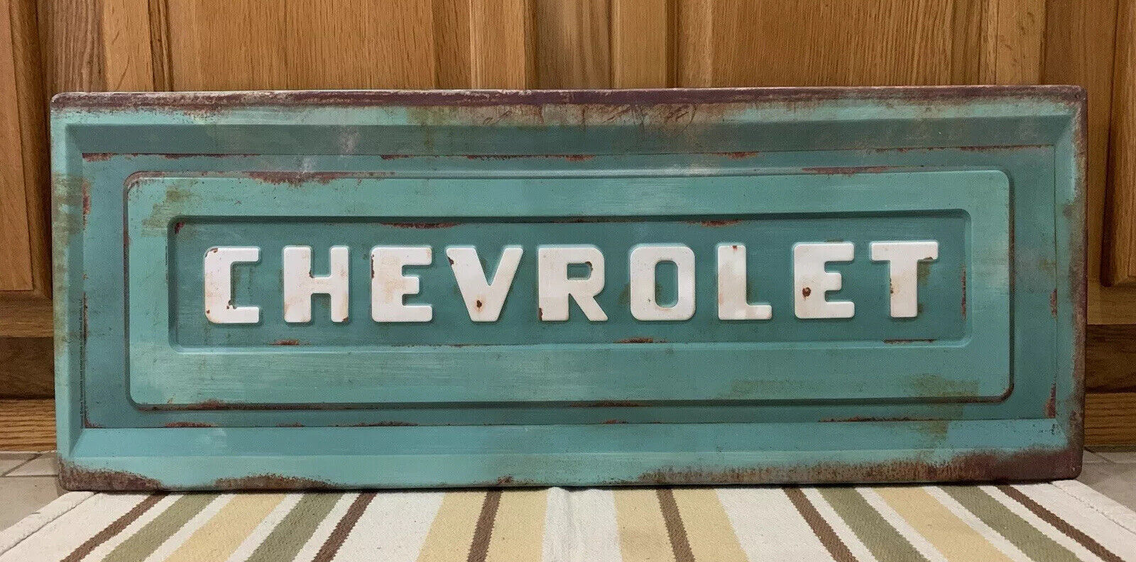 Chevrolet Sign Tailgate Wall Decor Garage Truck Car Parts Vintage Style Chevy