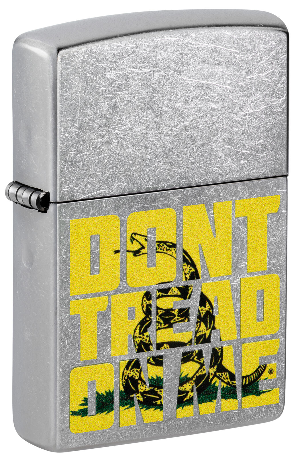 Zippo Dont Tread on Me® Street Chrome Windproof Lighter, 48952