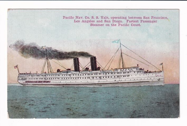 [82083] OLD POSTCARD showing PACIFIC NAVIGATION Co. S. S. \