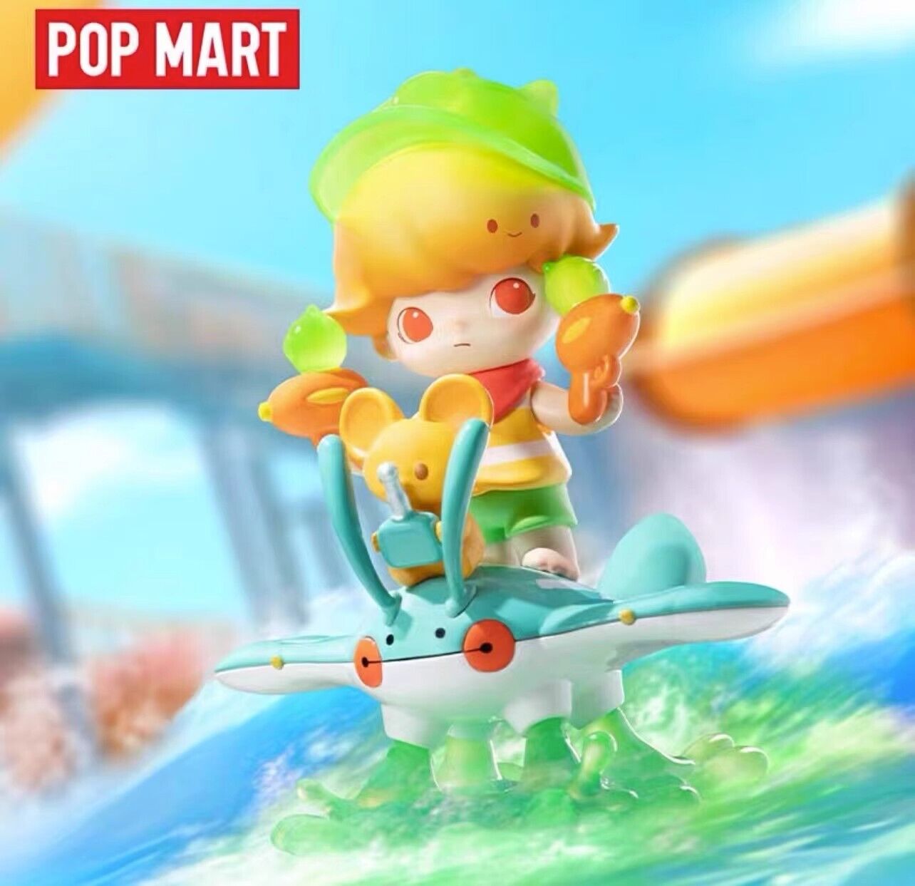 POPMART Water Party Series Blind Box (confirmed) Figure Collect Toy Art Gift HOT