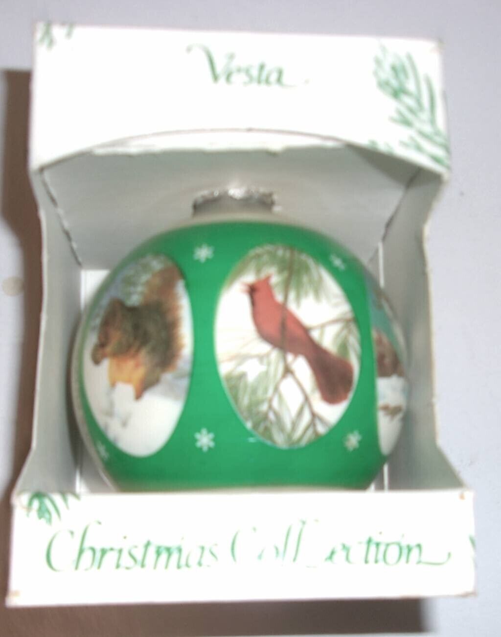 Vintage Vesta Christmas Collection  Wildlife Ornament- 1978