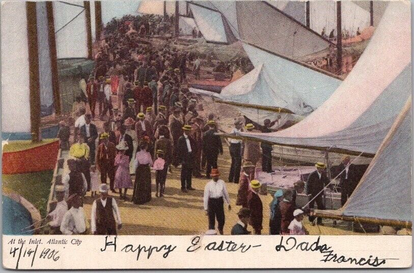 1906 ATLANTIC CITY, New Jersey Postcard \
