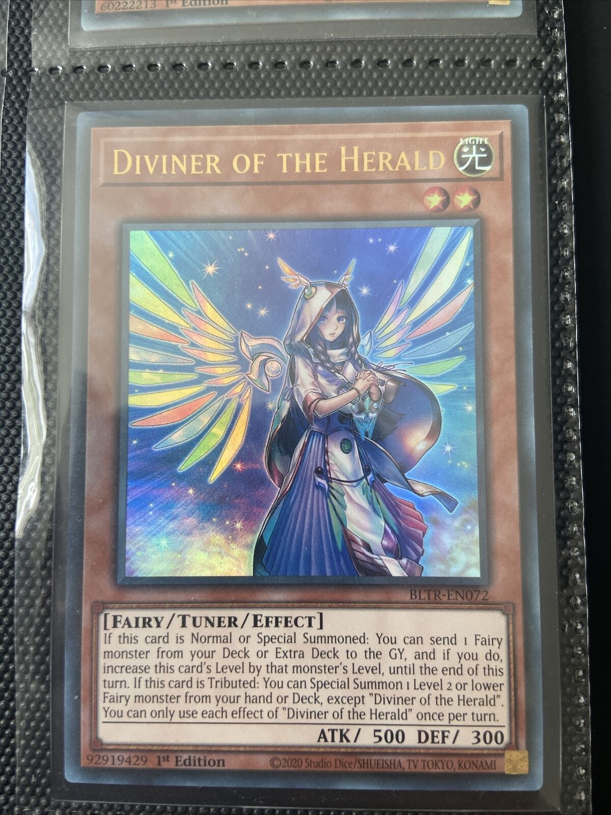 BLTR-EN072 Diviner of the Herald Ultra Rare 1st Edition YuGiOh 