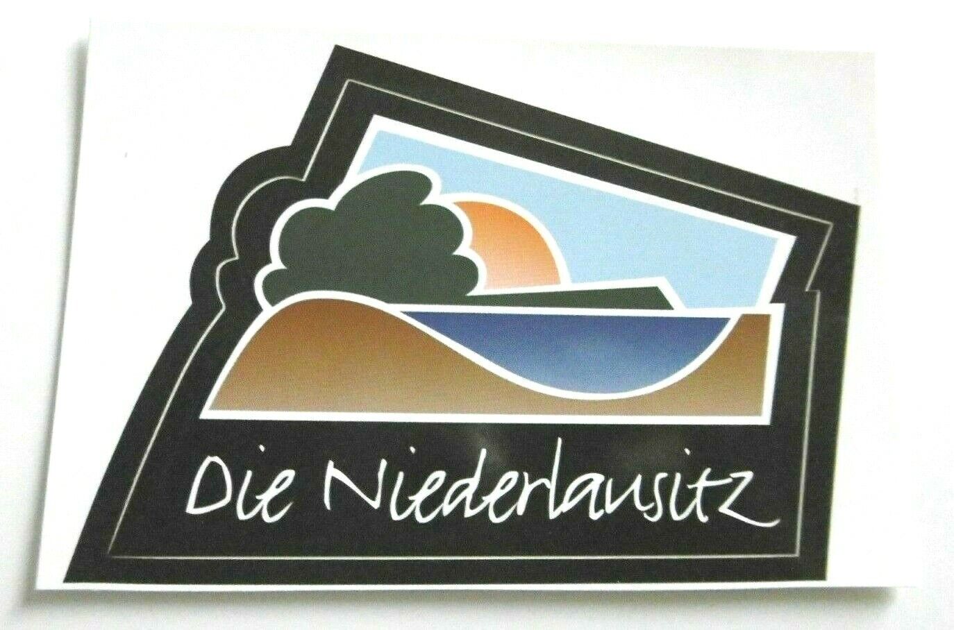 Souvenir-Aufkleber Die Niederlausitz Cottbus Brandenburg Saxony Poland Sorben
