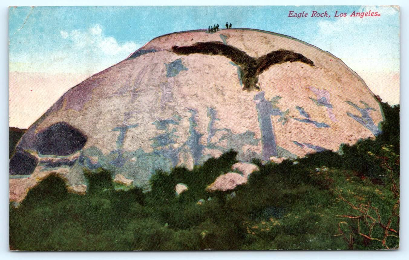 LOS ANGELES, CA California ~  View of EAGLE ROCK  1919 Postcard