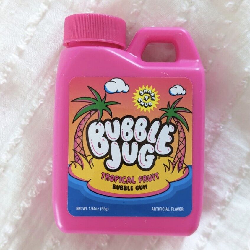 Bubble Jug \'Tropical Fruit\' Chewing Gum 1.94oz SEALED