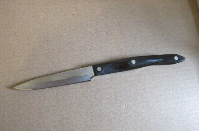 Vintage Cutco USA 2120 Paring Knife Classic Brown Handle 4\