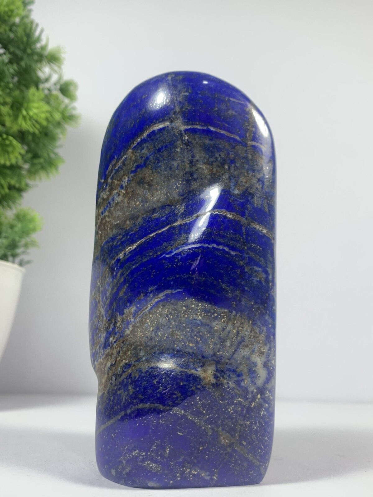 530  Gram A+++ Natural Beautiful Polished Freeform Lapis Lazuli From Afghanistan