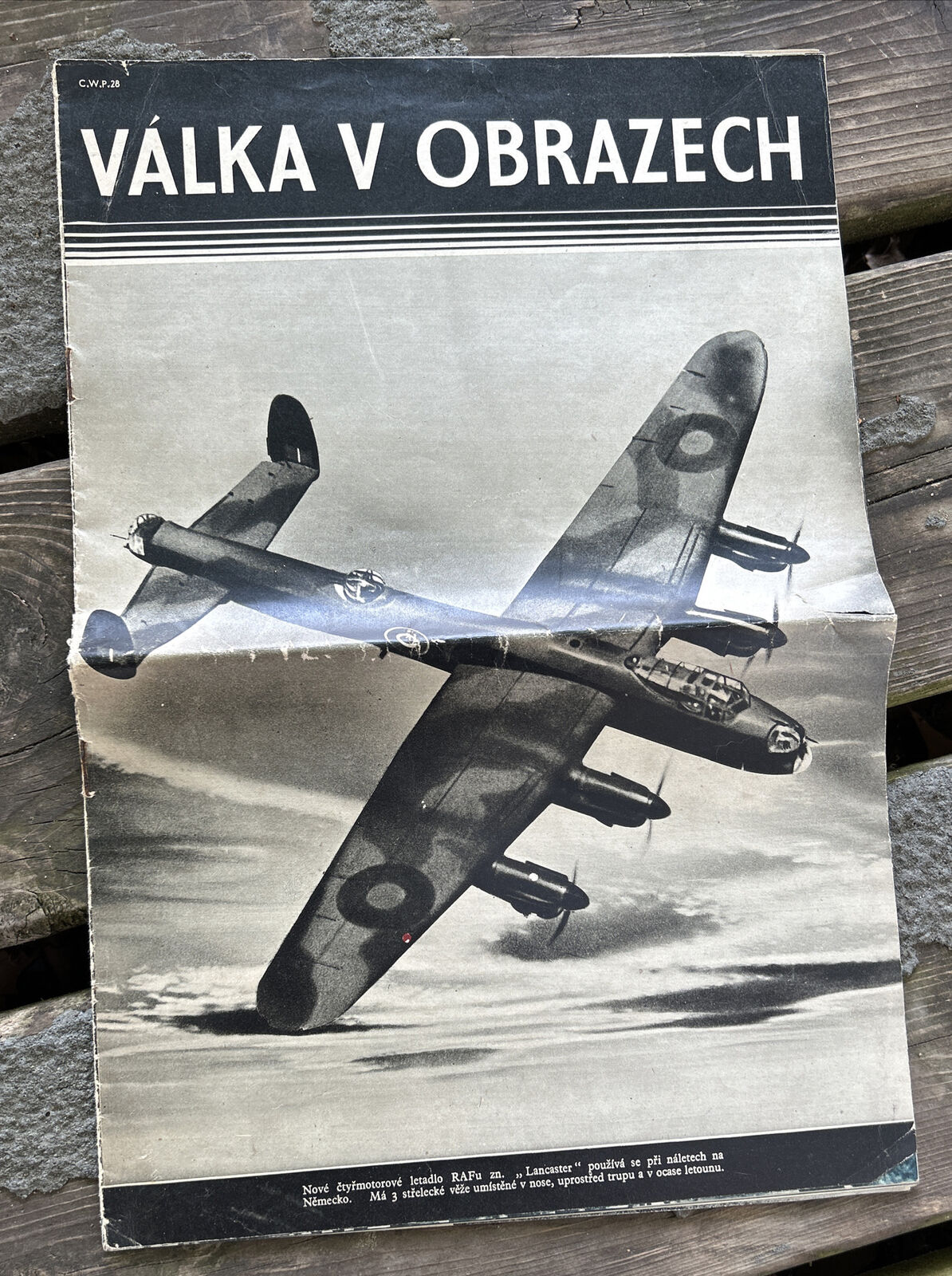WORLD WAR 2 “VALKA V OBRAZECH” WAR IN PICTURES CZECHOSLOVAKIA MAGAZINE OCT 1942